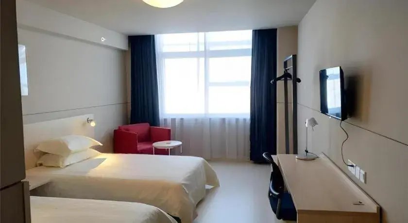 Bed in Jinjiang Inn Hengshui Anping Bed in Jinjiang Inn Hengshui Anping