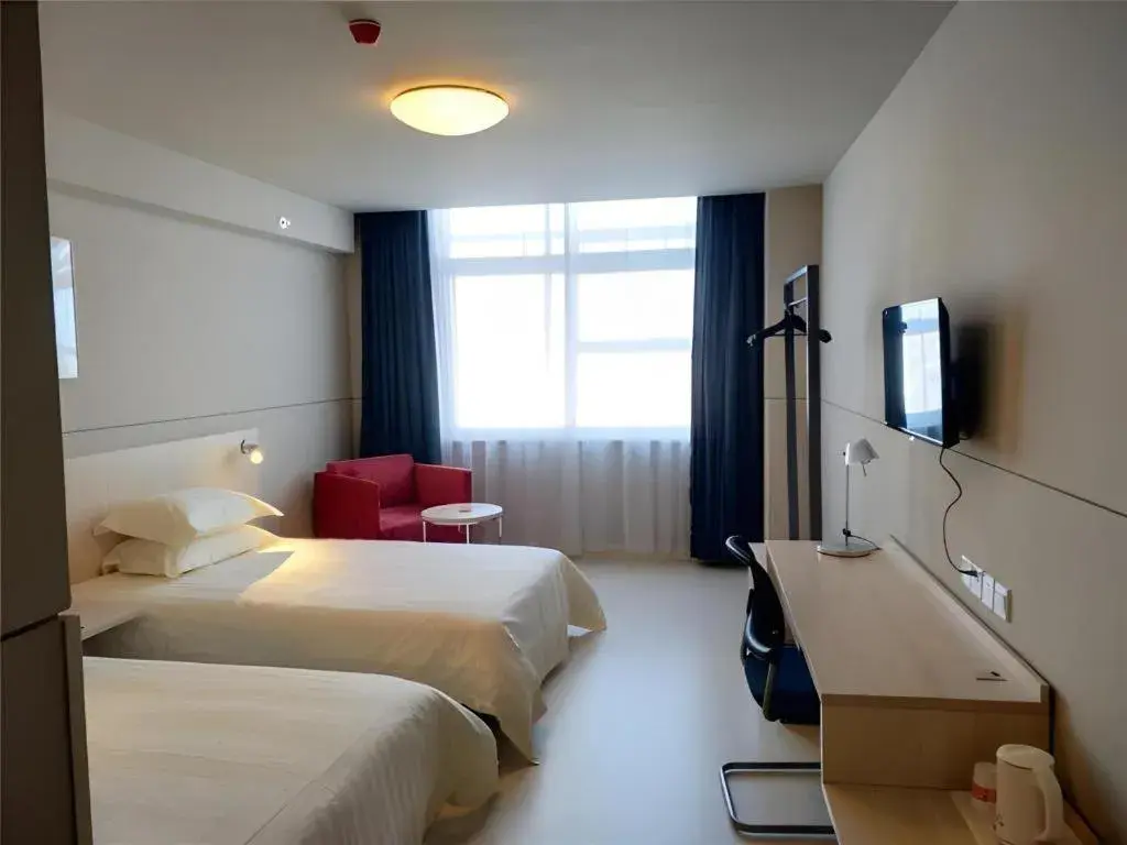 Bed in Jinjiang Inn Hengshui Anping Bed in Jinjiang Inn Hengshui Anping