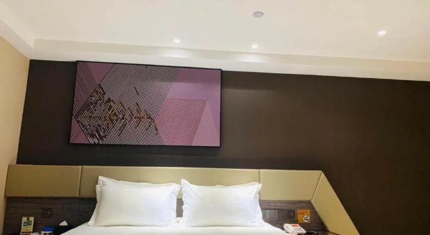Bed in IU Hotel Lanzhou New District Airport Ruiling International