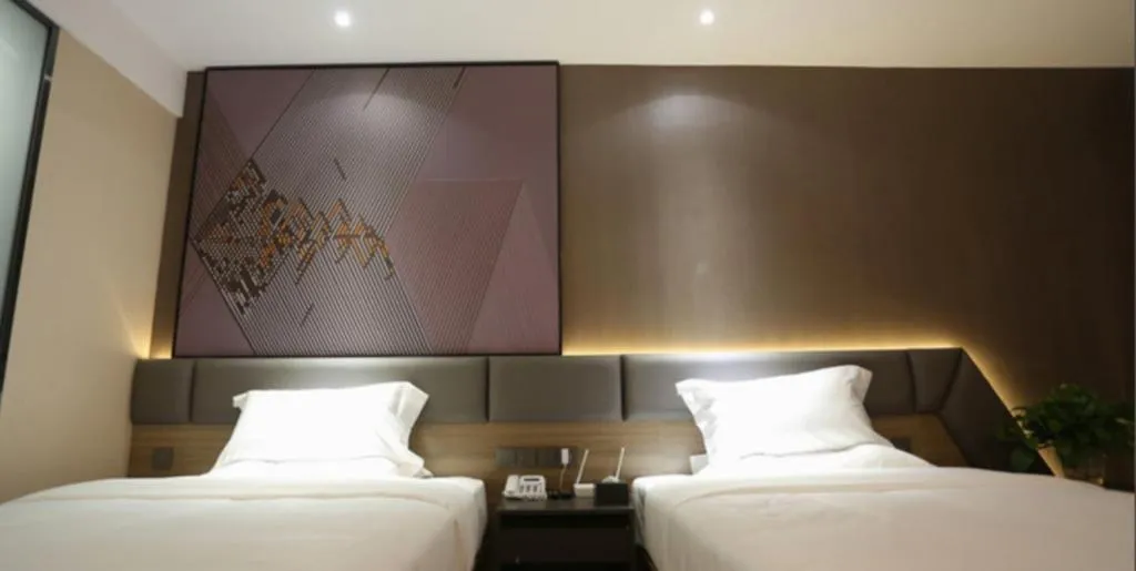Bed in IU Hotel Lanzhou New District Airport Ruiling International