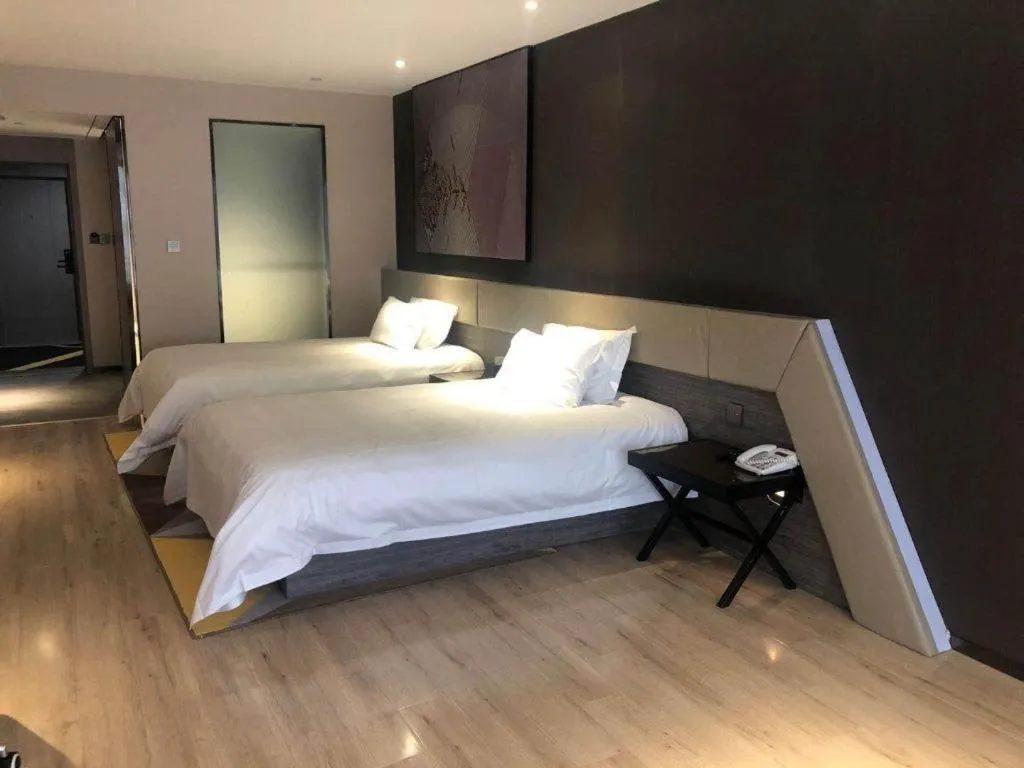 Bed in IU Hotel Lanzhou New District Airport Ruiling International