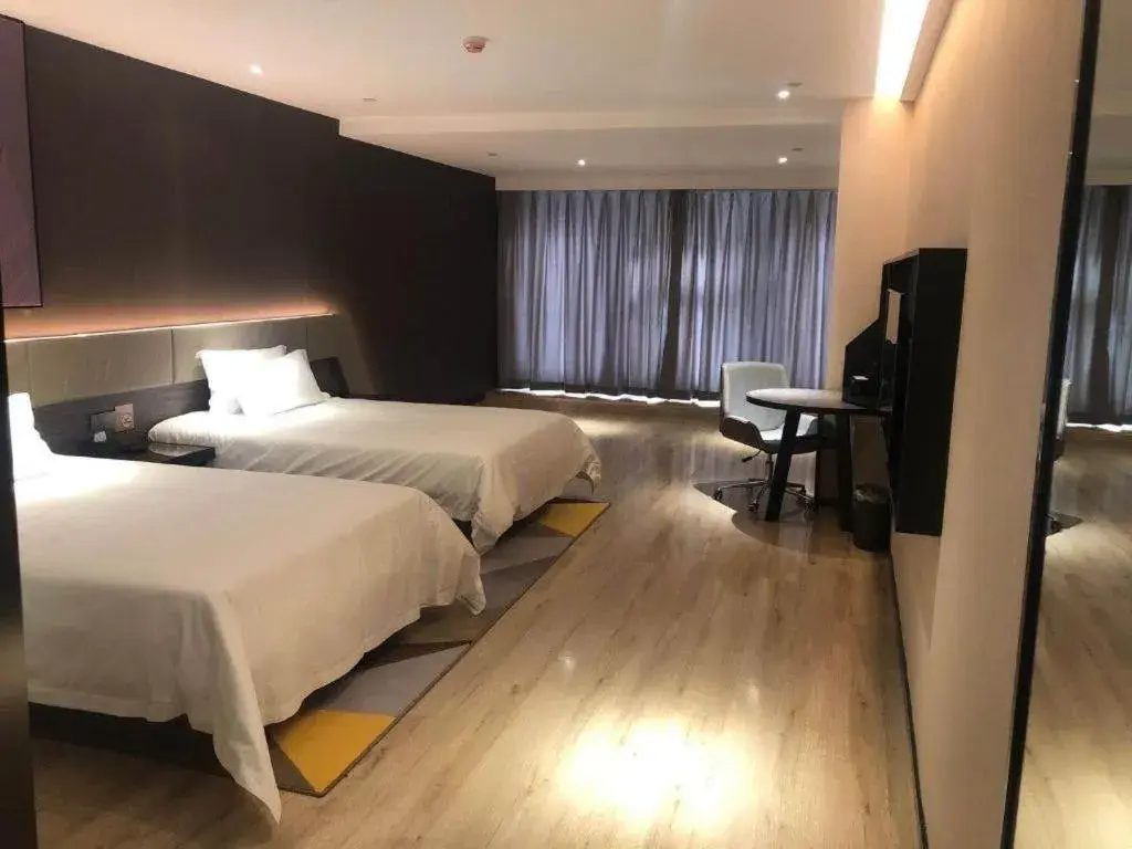 Bed in IU Hotel Lanzhou New District Airport Ruiling International Bed in IU Hotel Lanzhou New District Airport Ruiling International