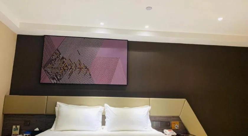 Bed in IU Hotel Lanzhou New District Airport Ruiling International