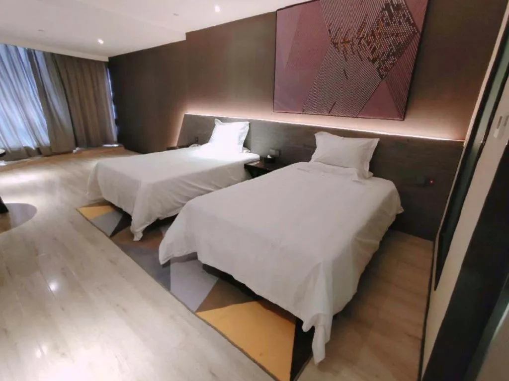 Bed in IU Hotel Lanzhou New District Airport Ruiling International