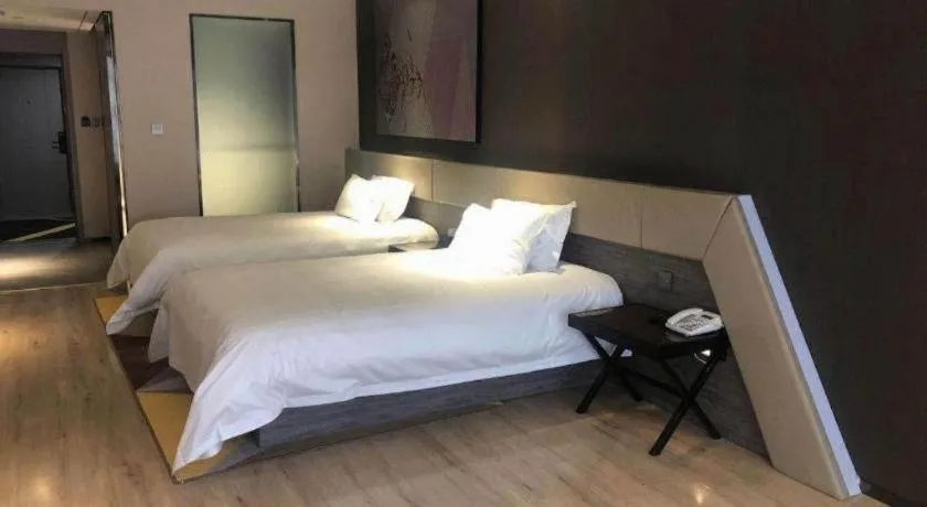 Bed in IU Hotel Lanzhou New District Airport Ruiling International