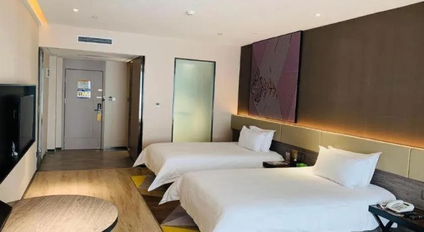 Bed in IU Hotel Lanzhou New District Airport Ruiling International