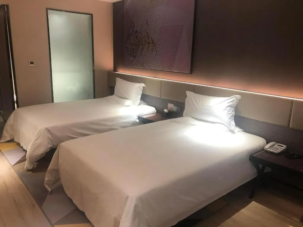 Bed in IU Hotel Lanzhou New District Airport Ruiling International