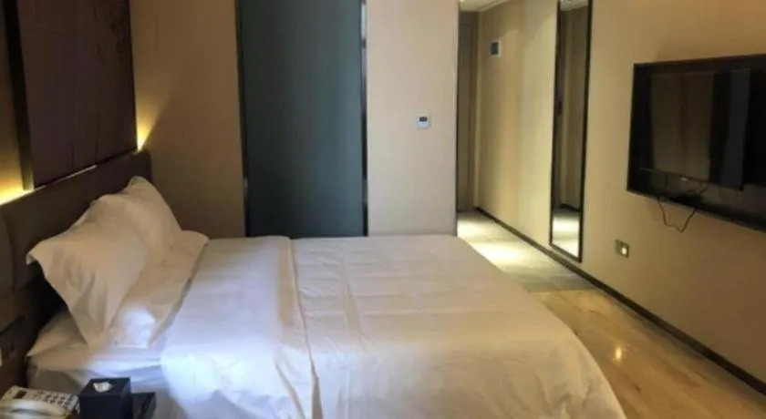 Bed in IU Hotel Lanzhou New District Airport Ruiling International