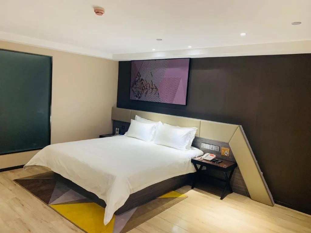 Bed in IU Hotel Lanzhou New District Airport Ruiling International