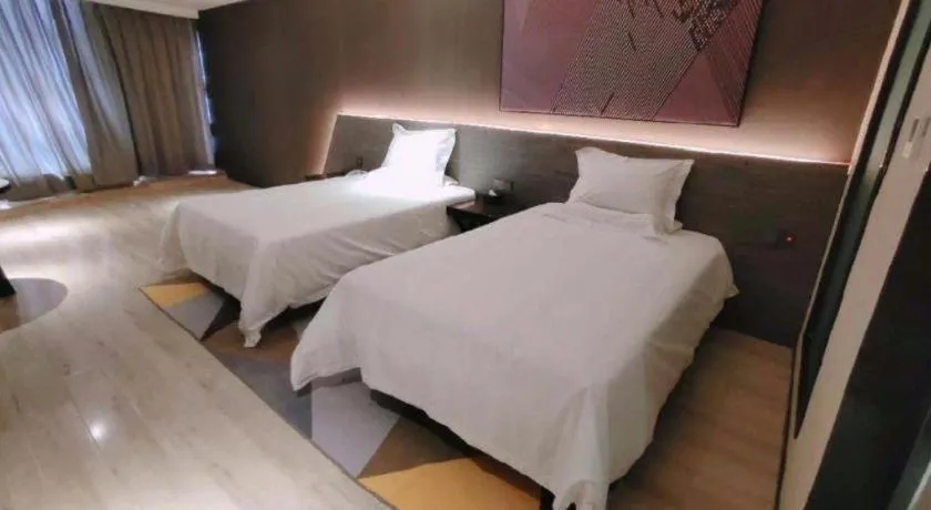 Bed in IU Hotel Lanzhou New District Airport Ruiling International