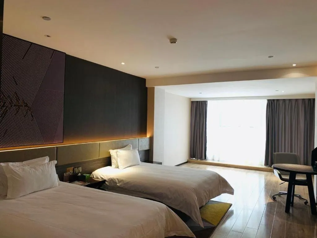 Bed in IU Hotel Lanzhou New District Airport Ruiling International