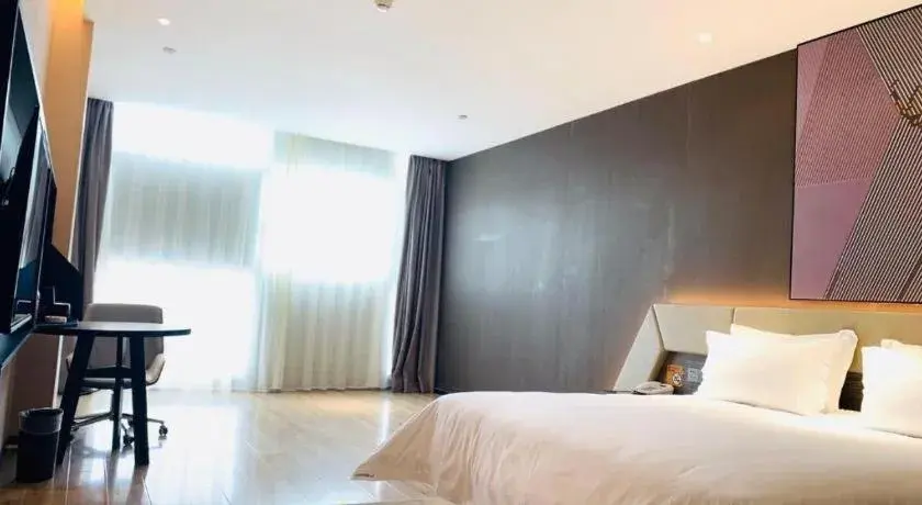 Bed in IU Hotel Lanzhou New District Airport Ruiling International Bed in IU Hotel Lanzhou New District Airport Ruiling International