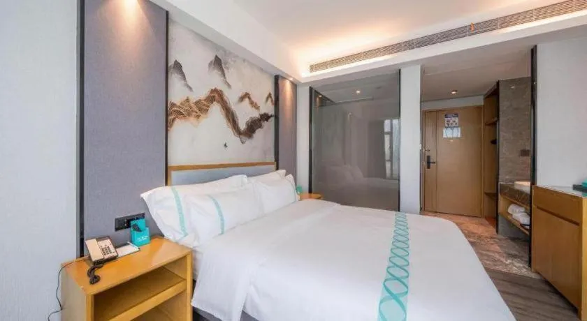 Bed in Xana Lite Huizhou Railway Station