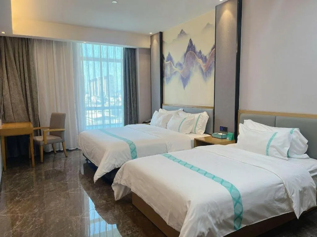 Bed in Xana Lite Huizhou Railway Station