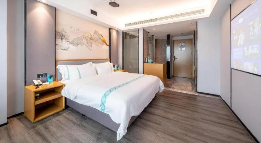 Bed in Xana Lite Huizhou Railway Station