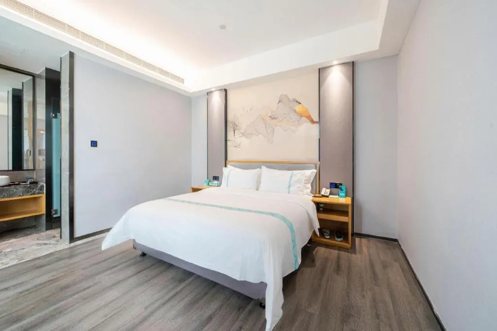 Bed in Xana Lite Huizhou Railway Station