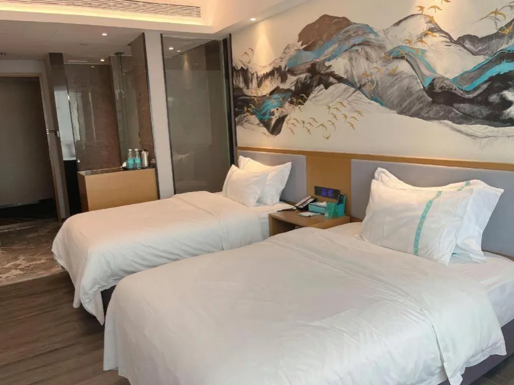 Bed in Xana Lite Huizhou Railway Station