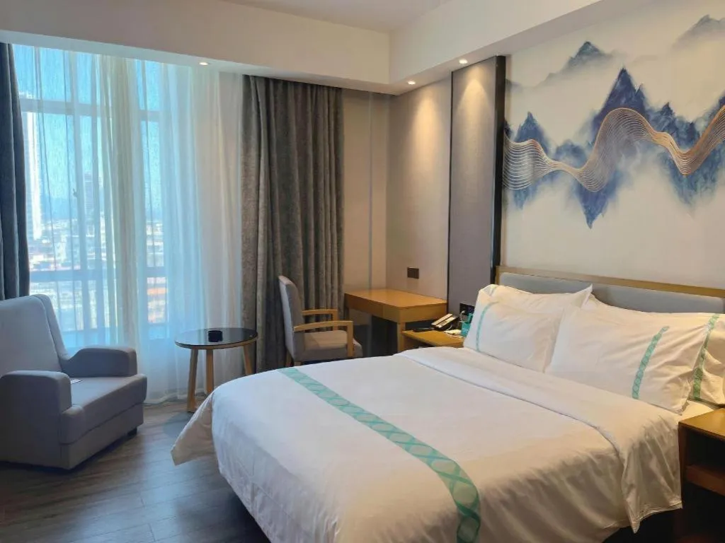 Bed in Xana Lite Huizhou Railway Station