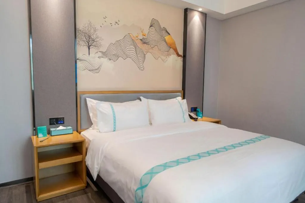 Bed in Xana Lite Huizhou Railway Station