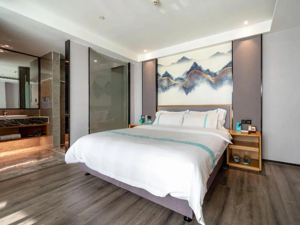 Bed in Xana Lite Huizhou Railway Station