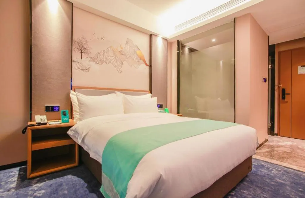 Bed in Xana Lite Huizhou Railway Station