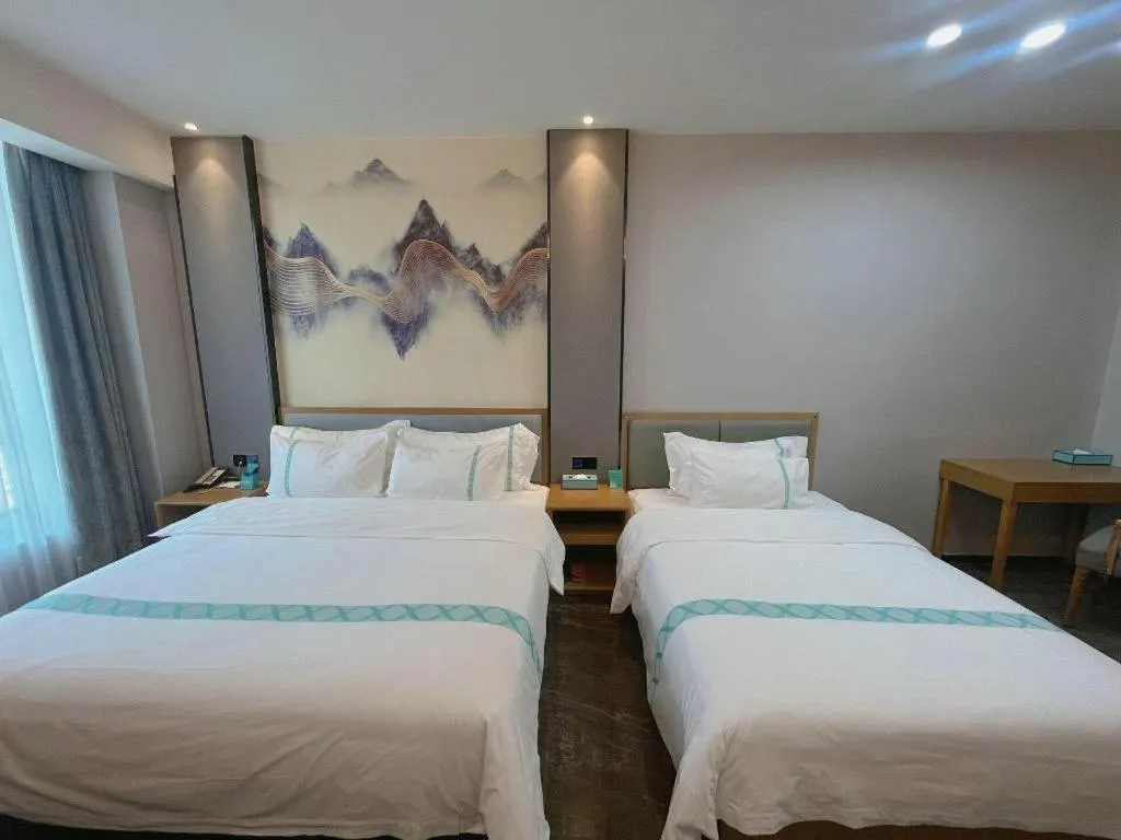 Bed in Xana Lite Huizhou Railway Station