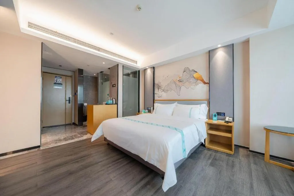 Bed in Xana Lite Huizhou Railway Station