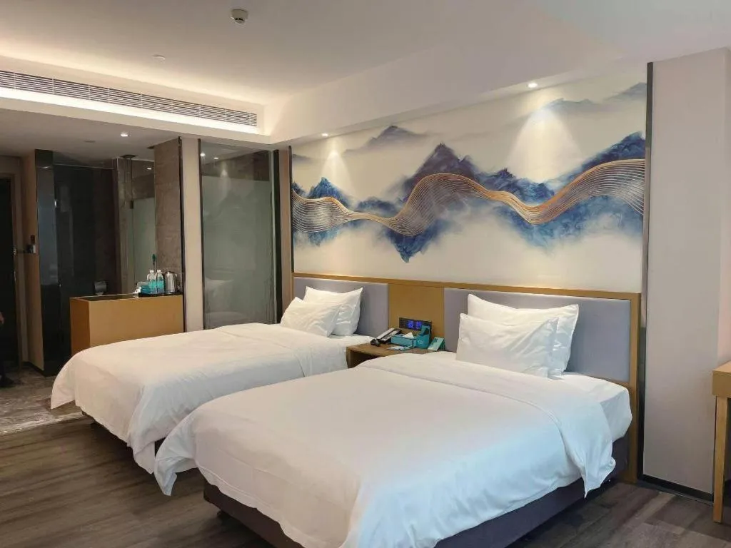 Bed in Xana Lite Huizhou Railway Station