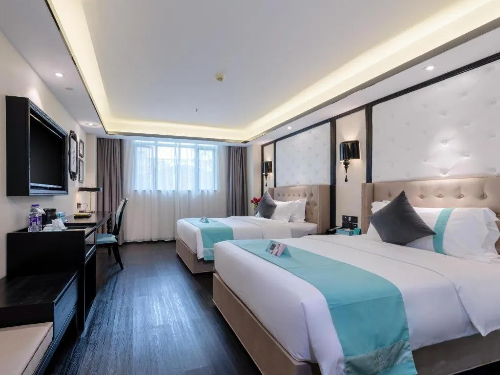 Bed in Xana Hotelle Zhongshan Fuhua Road