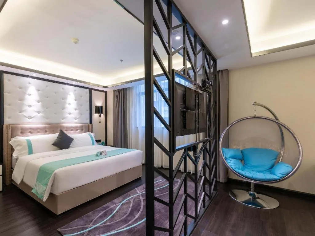 Bed in Xana Hotelle Zhongshan Fuhua Road