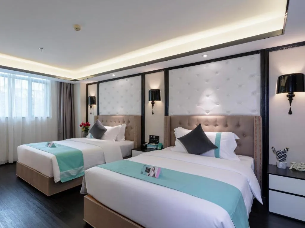 Bed in Xana Hotelle Zhongshan Fuhua Road