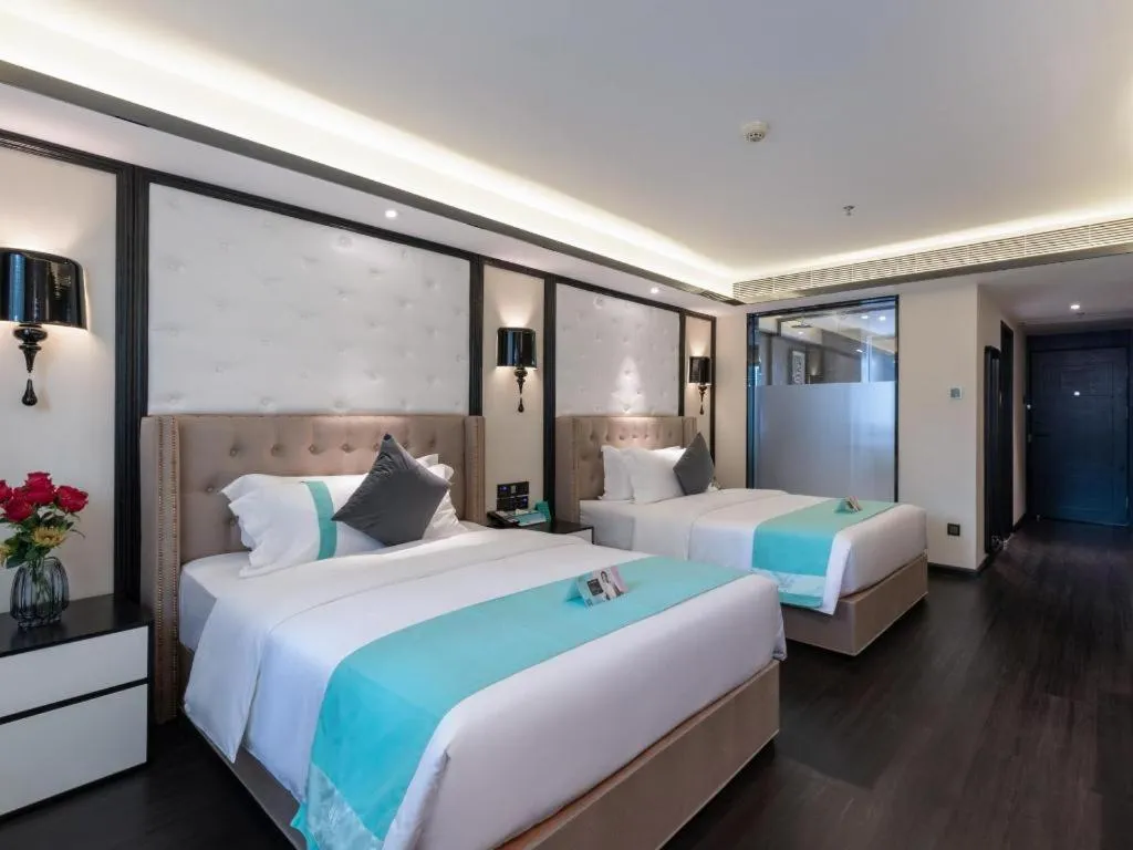 Bed in Xana Hotelle Zhongshan Fuhua Road