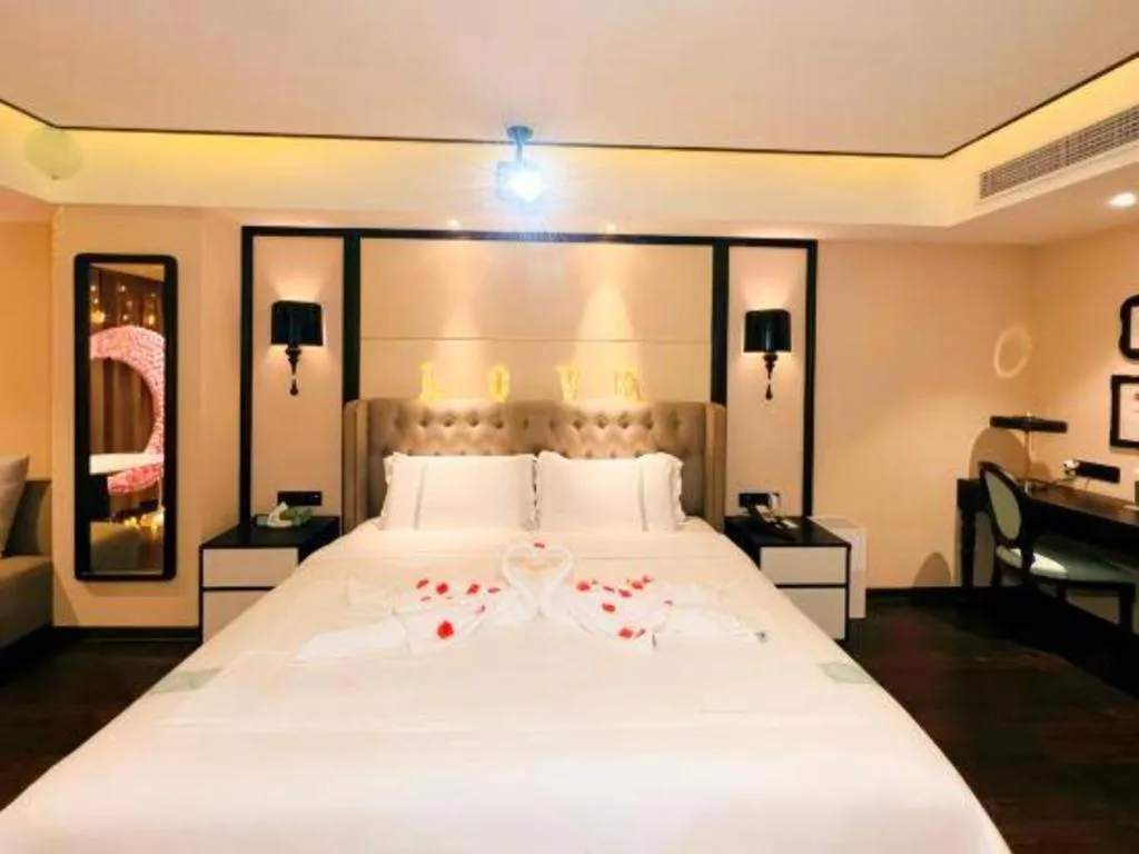 Bed in Xana Hotelle Zhongshan Bus Terminal Fuhuang Road Tianyuecheng