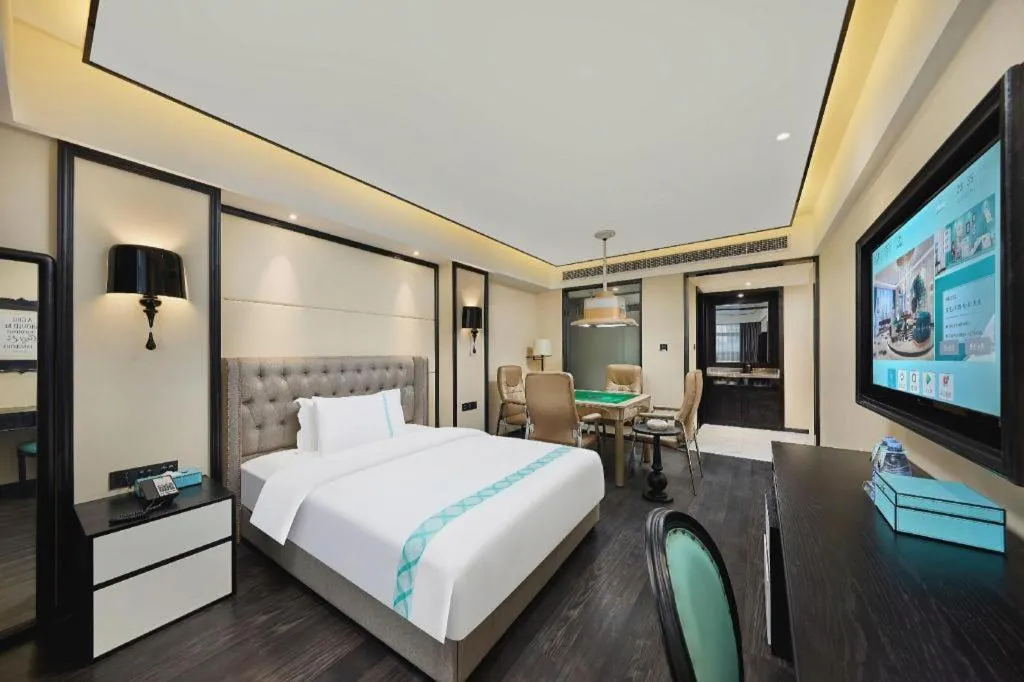 Bed in Xana Hotelle Zhongshan Bus Terminal Fuhuang Road Tianyuecheng