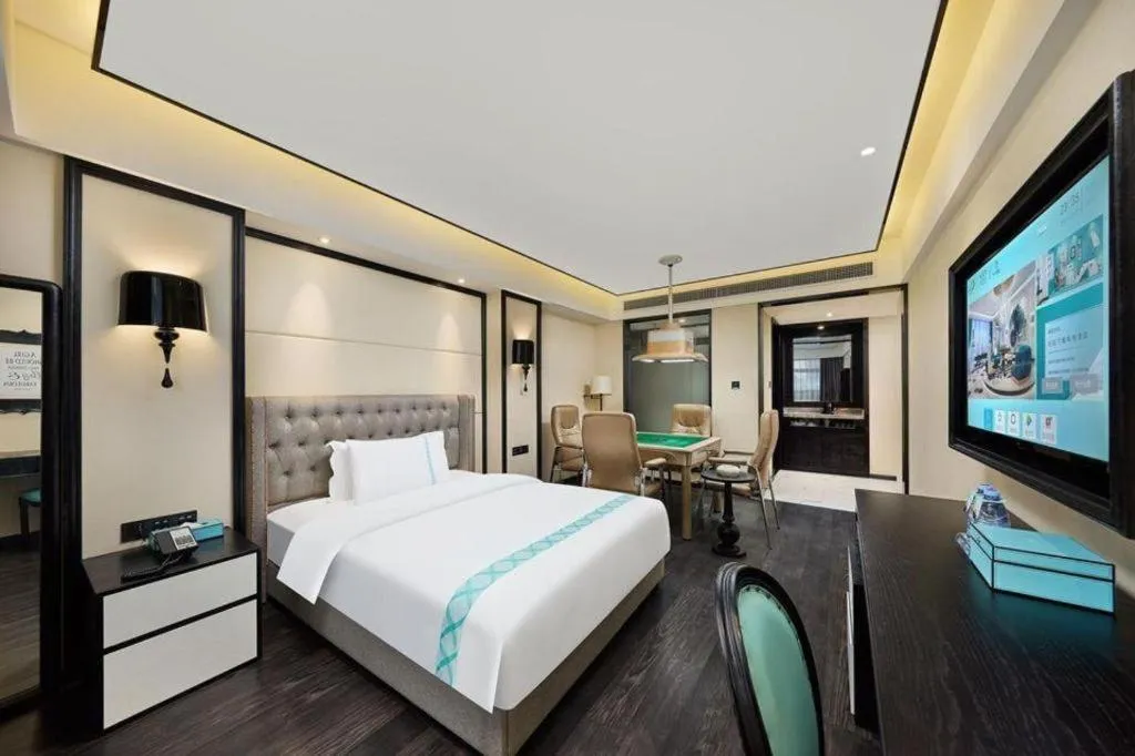 Bed in Xana Hotelle Zhongshan Bus Terminal Fuhuang Road Tianyuecheng