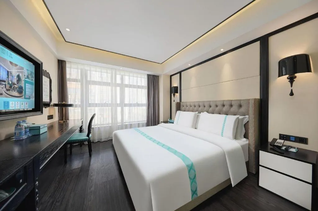 Bed in Xana Hotelle Zhongshan Bus Terminal Fuhuang Road Tianyuecheng