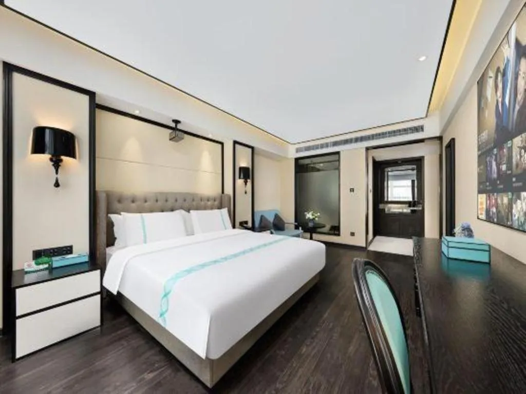 Bed in Xana Hotelle Zhongshan Bus Terminal Fuhuang Road Tianyuecheng