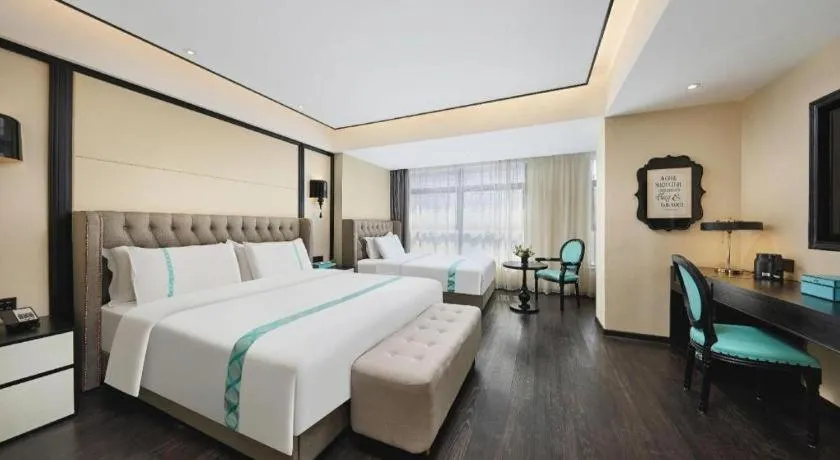 Bed in Xana Hotelle Zhongshan Bus Terminal Fuhuang Road Tianyuecheng