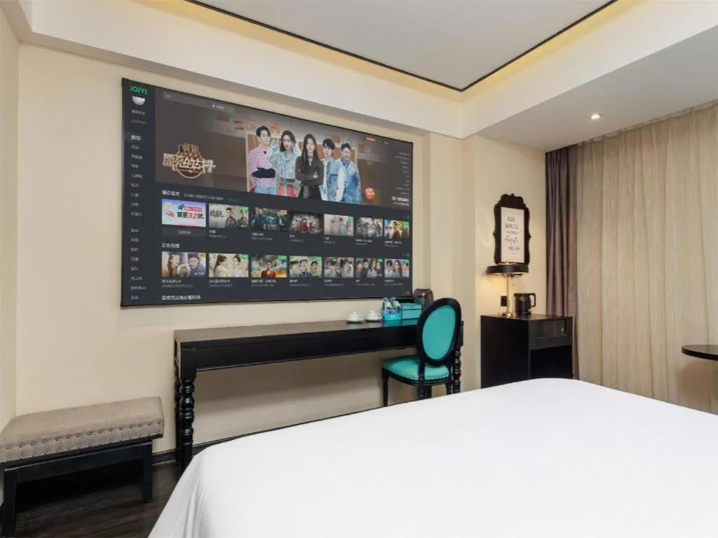 Bed in Xana Hotelle Zhongshan Bus Terminal Fuhuang Road Tianyuecheng