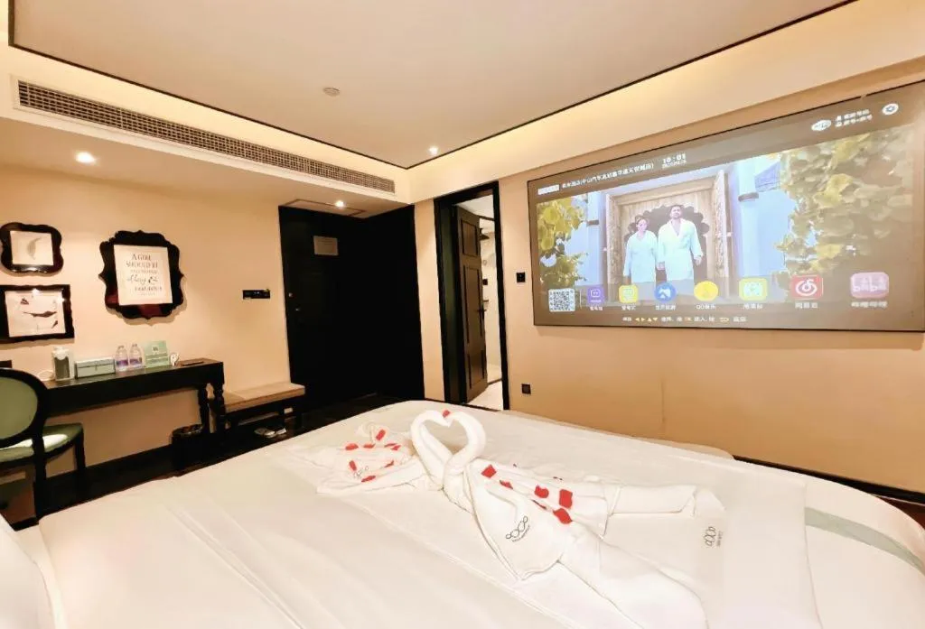 Bed in Xana Hotelle Zhongshan Bus Terminal Fuhuang Road Tianyuecheng