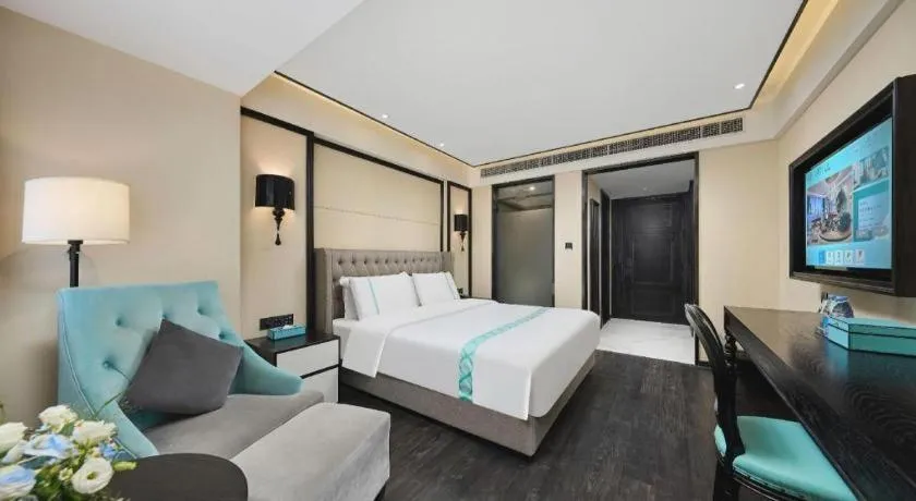 Bed in Xana Hotelle Zhongshan Bus Terminal Fuhuang Road Tianyuecheng