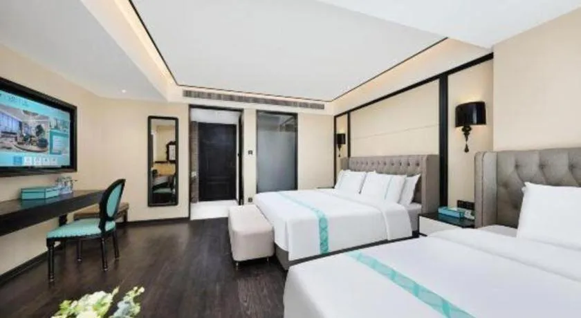 Bed in Xana Hotelle Zhongshan Bus Terminal Fuhuang Road Tianyuecheng