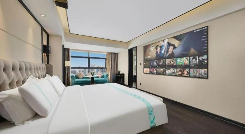 Bed in Xana Hotelle Zhongshan Bus Terminal Fuhuang Road Tianyuecheng