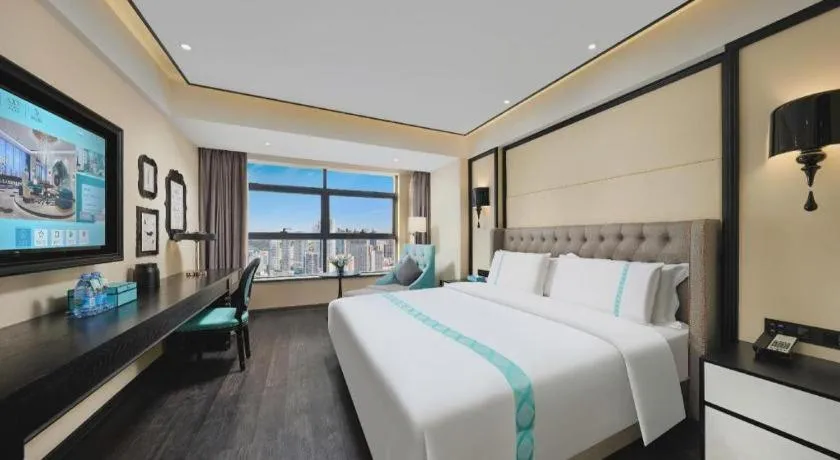 Bed in Xana Hotelle Zhongshan Bus Terminal Fuhuang Road Tianyuecheng