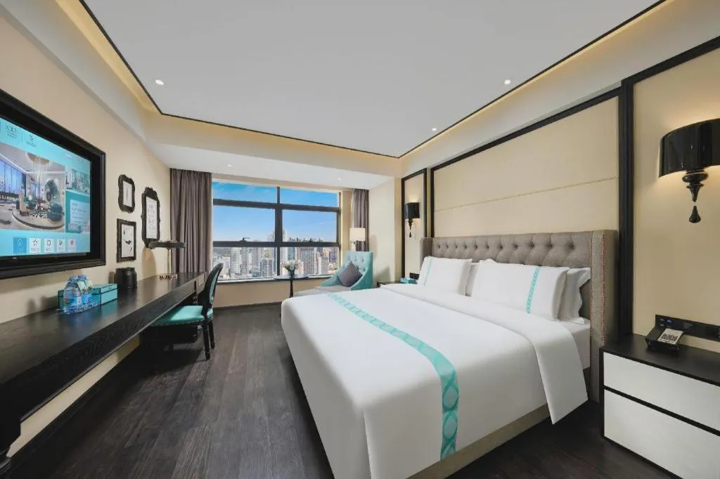 Bed in Xana Hotelle Zhongshan Bus Terminal Fuhuang Road Tianyuecheng