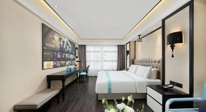 Bed in Xana Hotelle Zhongshan Bus Terminal Fuhuang Road Tianyuecheng