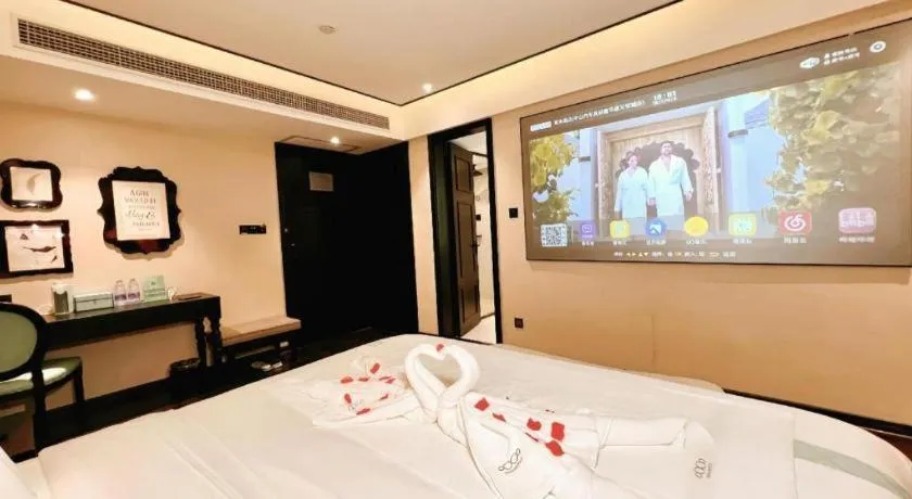 Bed in Xana Hotelle Zhongshan Bus Terminal Fuhuang Road Tianyuecheng