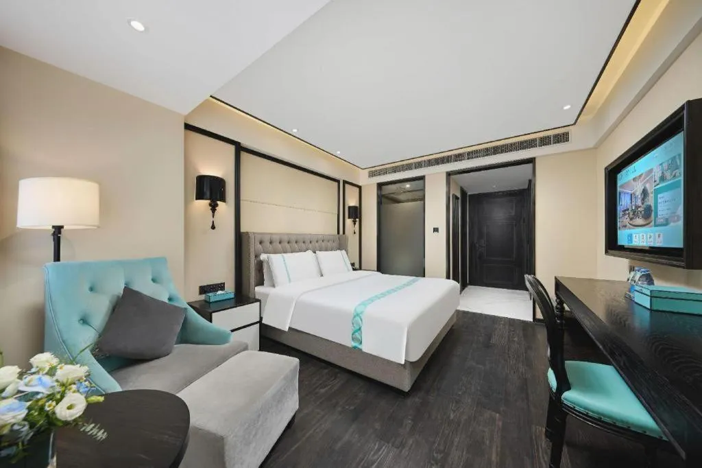 Bed in Xana Hotelle Zhongshan Bus Terminal Fuhuang Road Tianyuecheng