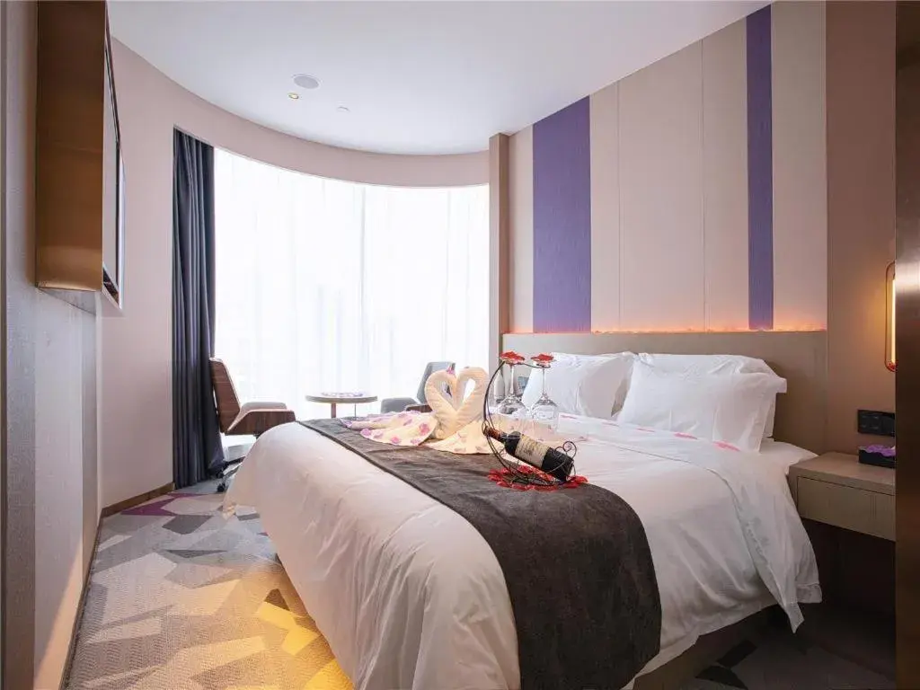 Bed in Lavande Hotel Huazhou Beijing Road Bed in Lavande Hotel Huazhou Beijing Road