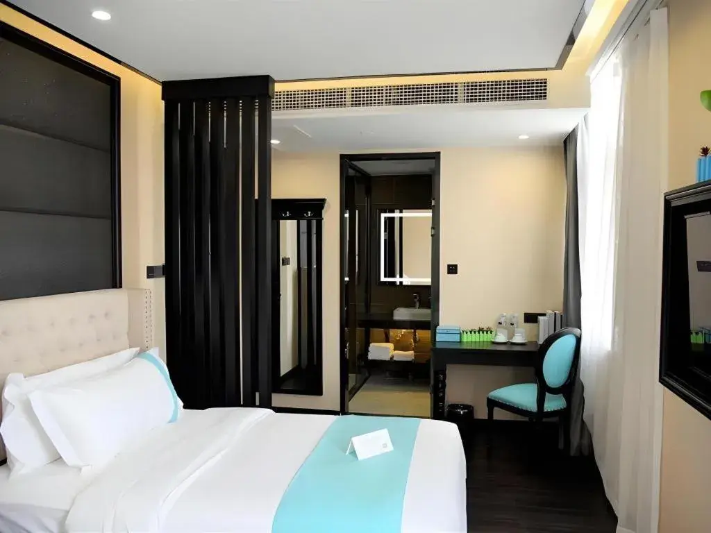 Bed in Xana Lite Hotelle Tianjin Huaming Binhai International Airport Bed in Xana Lite Hotelle Tianjin Huaming Binhai International Airport